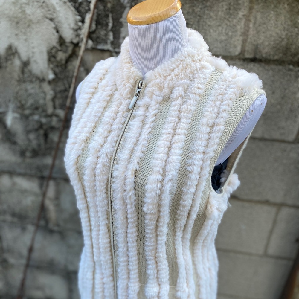 Vintage Rabbit fur vest